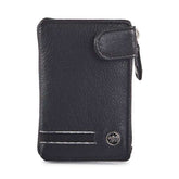 cartera pequeña  negra Sebastian frontal